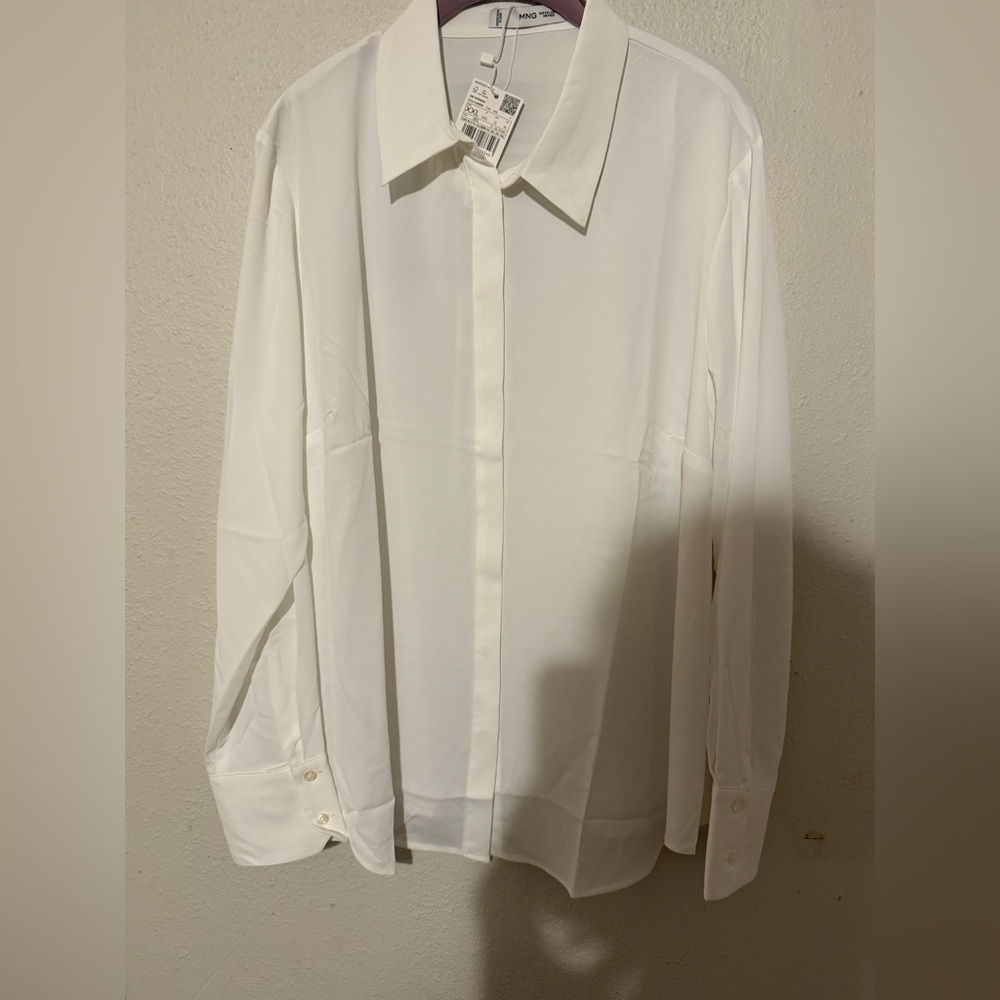 Mango Elegant White Blouse - Picture 5 of 6